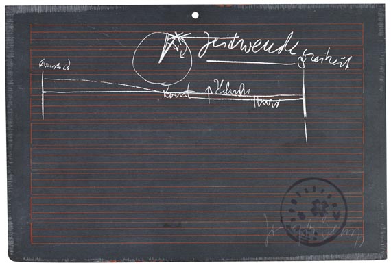 Joseph Beuys - Schiefertafel - Weitere Abbildung