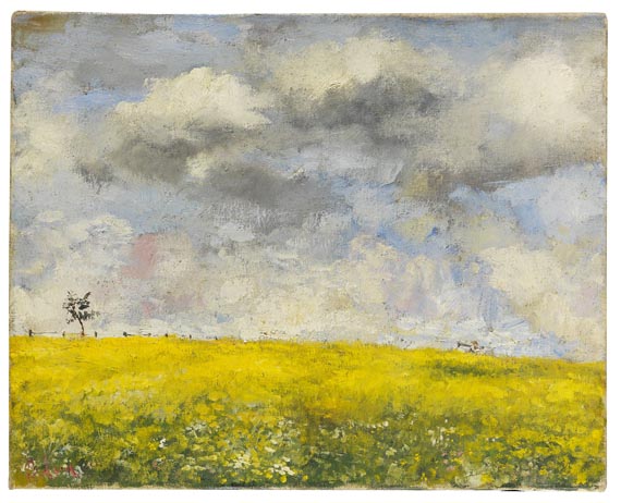 Paul Mathias Padua - Sommerlandschaft mit Rapsfeld