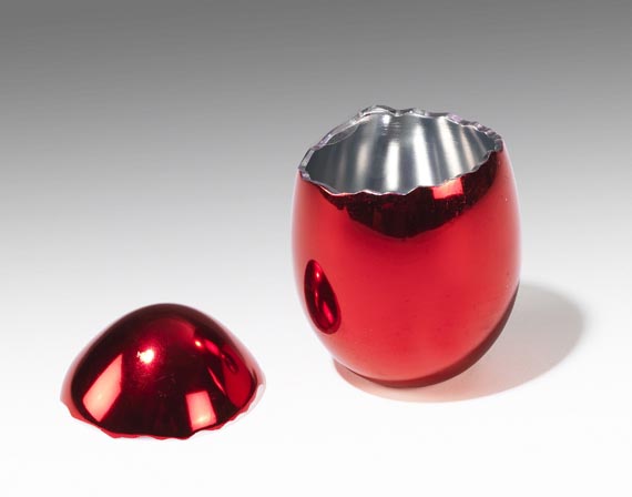 Jeff Koons - Cracked Egg Red - Weitere Abbildung