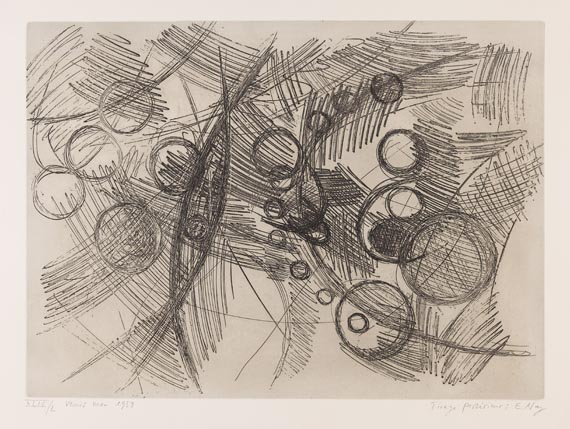 Ernst Wilhelm Nay - Komposition - Signatur