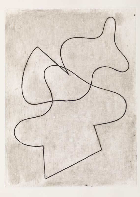 Hans (Jean) Arp - Vers le blanc infini. 1960