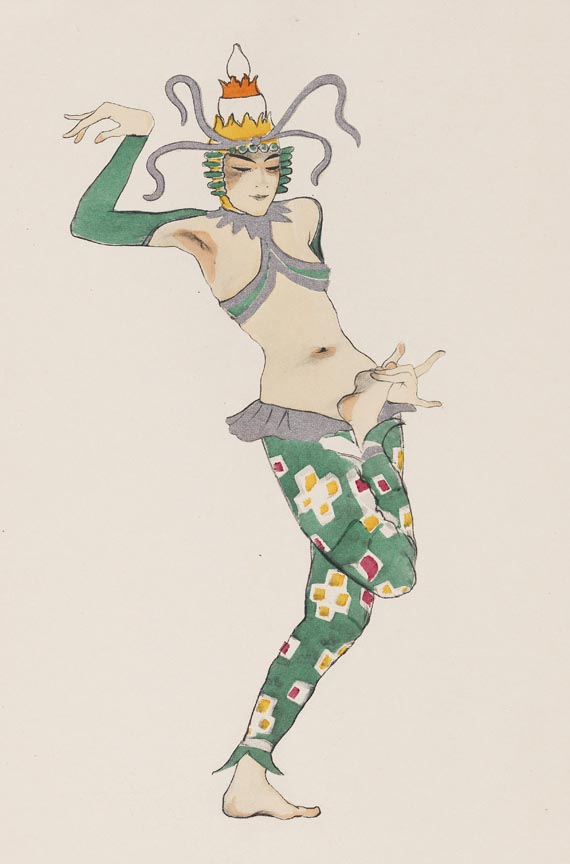 Walter Schnackenberg - Ballet und Pantomime. 1920. - Weitere Abbildung