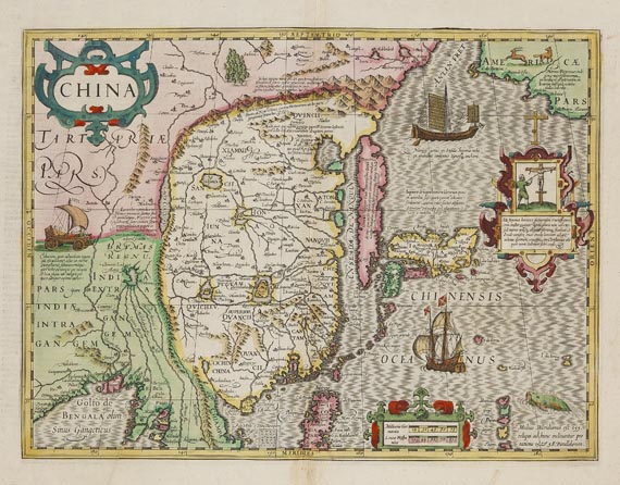  Asien - 1 Bl. Hondius, H., China.