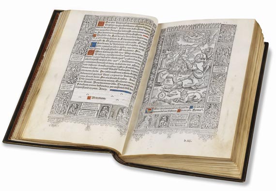   - Hore intemerate dei genitricis Virginis marie. Auf Pgt. Paris 1506. - Weitere Abbildung