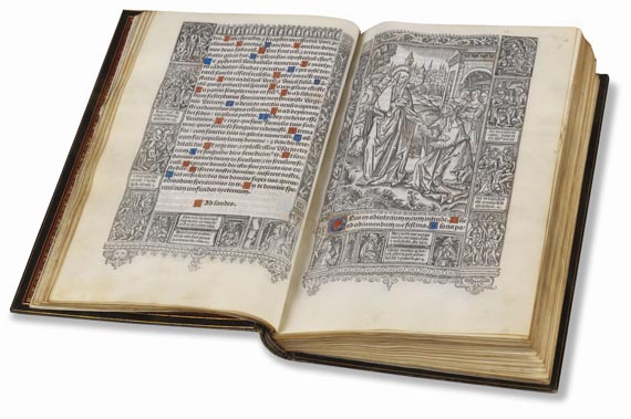   - Hore intemerate dei genitricis Virginis marie. Auf Pgt. Paris 1506. - Weitere Abbildung