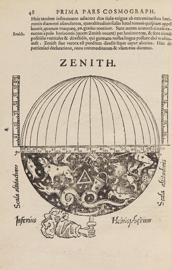 Peter Apian - Cosmographia. Antwerpen 1584. - Weitere Abbildung