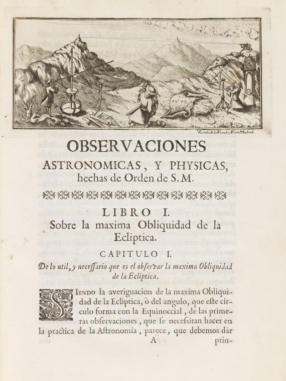 Jorge Juan y Santacilia - Observaciones astronimicas. 1748