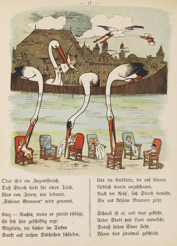 Meggendorfer, L. - Das Buch vom Klapperstorch. 1880 (275)