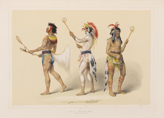 George Catlin - North American Indian Portfolio. 1844. - Weitere Abbildung