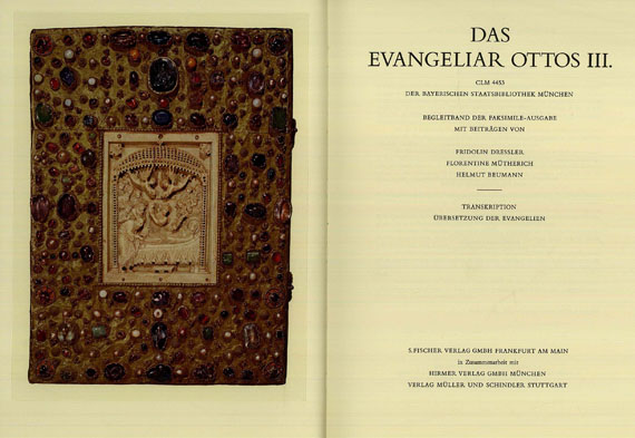   - Das Evangeliar Ottos III. 1978 (inkl. Kommentarbd.)