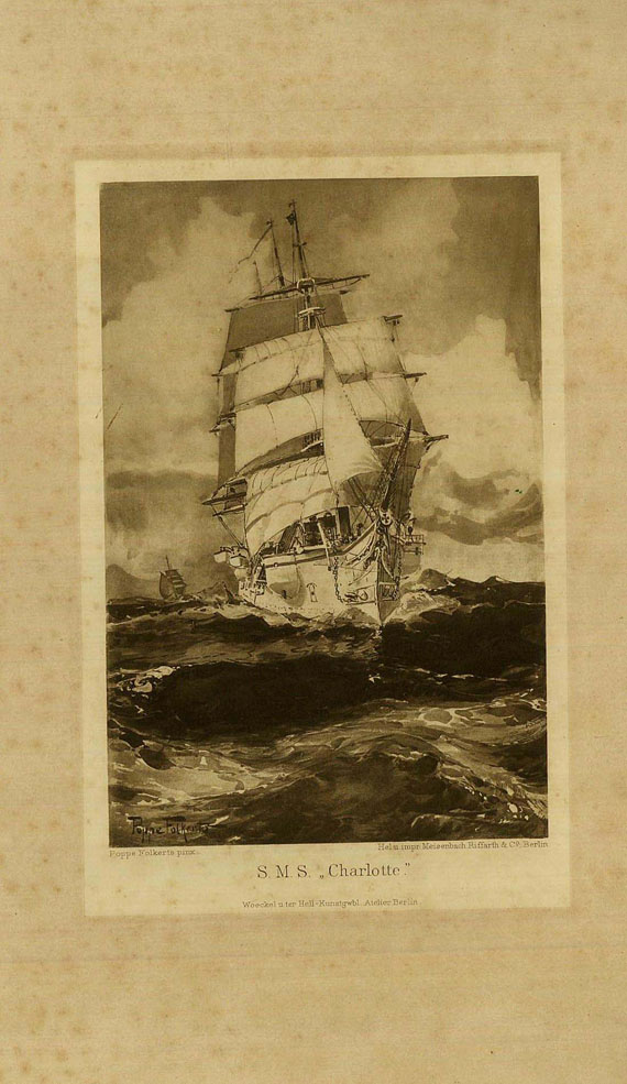  Schiffahrt - SMS Charlotte, Fotoalbum, 1901-1902.