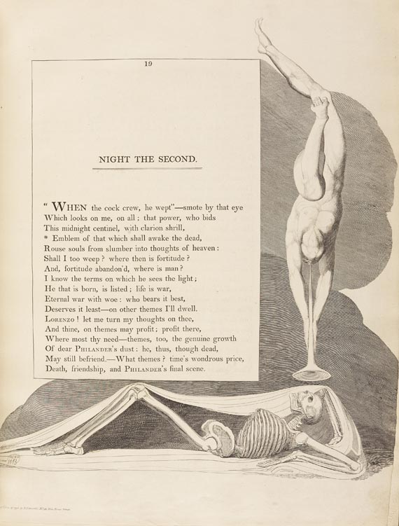William Blake - The complaint and the consolation. 1797. - Weitere Abbildung