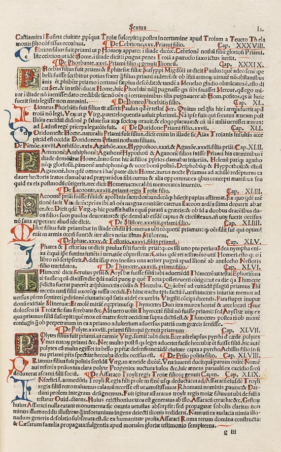 Giovanni Boccaccio - Genealogie. (B9) - Weitere Abbildung