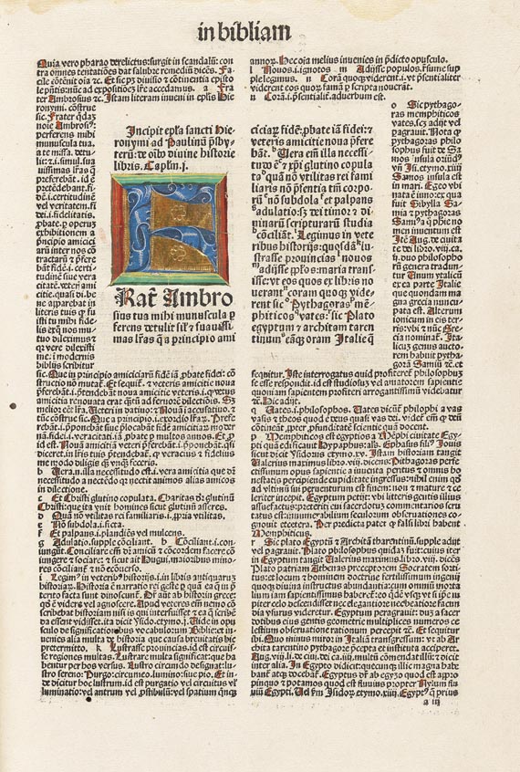 Biblia latina 1487 - Biblia Latina. Bd. 1. (C46)