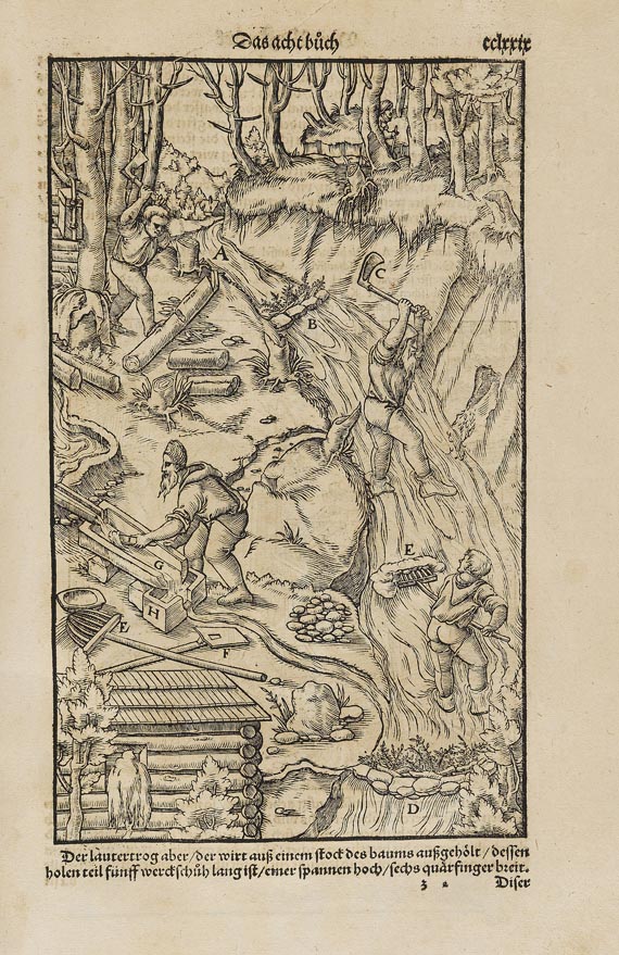 Georg Agricola - Berckwerck Buch. 1580. - Weitere Abbildung