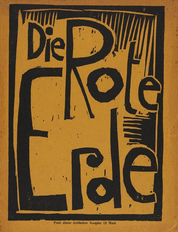 Rote Erde - Die rote Erde. 2 Bde. + 3 Hefte. 1919-23.