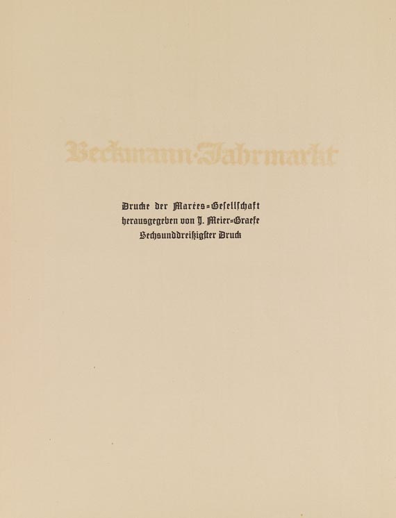 Max Beckmann - Jahrmarkt