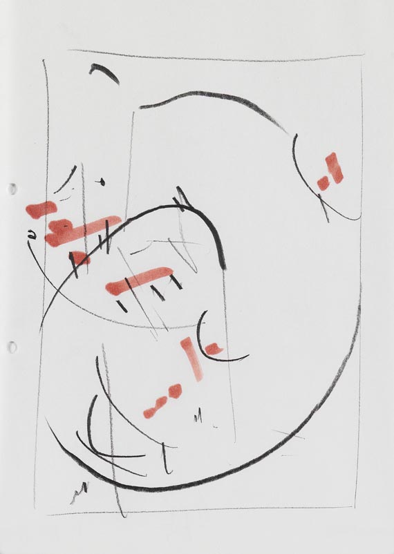 Imi Knoebel - 4 Blätter: Rote Formen - Weitere Abbildung