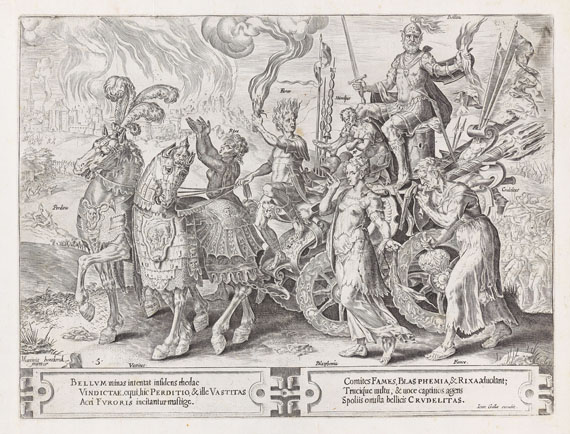 Dirk Volkertsz. Coornhert - 8 Bll.: Circulus vicissitudes rorum humanorum (Unbeständigkeit der menschlichen Dinge) - Weitere Abbildung