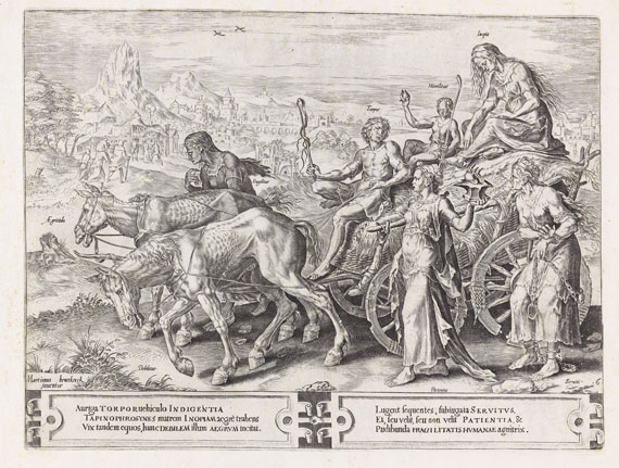 Dirk Volkertsz. Coornhert - 8 Bll.: Circulus vicissitudes rorum humanorum (Unbeständigkeit der menschlichen Dinge) - Weitere Abbildung