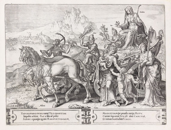 Dirk Volkertsz. Coornhert - 8 Bll.: Circulus vicissitudes rorum humanorum (Unbeständigkeit der menschlichen Dinge) - Weitere Abbildung