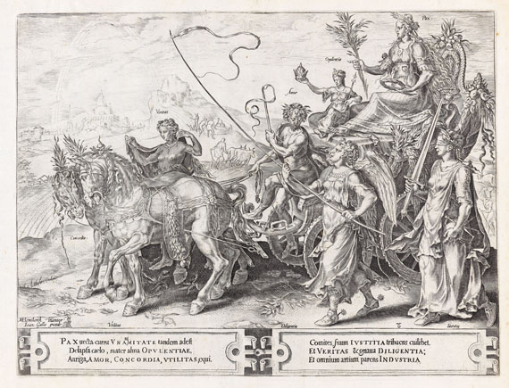 Dirk Volkertsz. Coornhert - 8 Bll.: Circulus vicissitudes rorum humanorum (Unbeständigkeit der menschlichen Dinge) - Weitere Abbildung