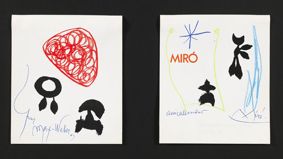 Joan Miró - Composition avec etoile