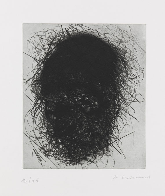 Arnulf Rainer - Ohne Titel (Kopf)