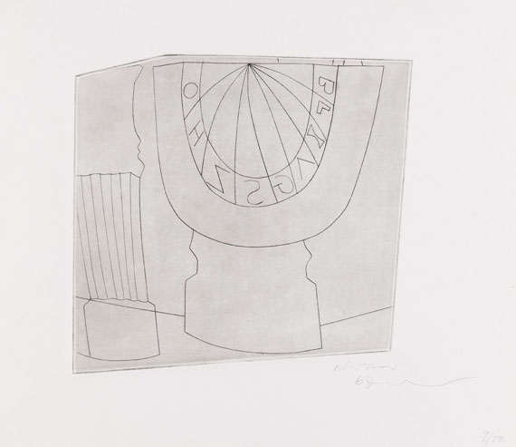 Ben Nicholson - Turkish Sundial and Column