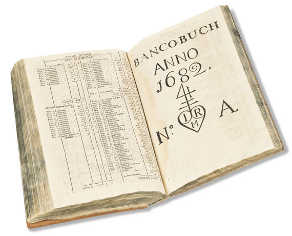   - Neues ... nütz- und dienliches Buchhaltens-Werck. 1682-83. - Weitere Abbildung