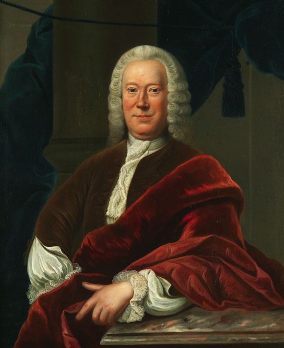 Nicolaus Georg Geve - 2 Gemälde: Bildnisse eines Paares aus dem Umkreis des Hannoveraner Hofes in Celle - Weitere Abbildung