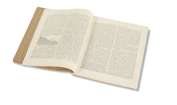 Alfred Wegener - Entstehung der Kontinente, in 3 Orig.-Hftn. 1912. - Weitere Abbildung