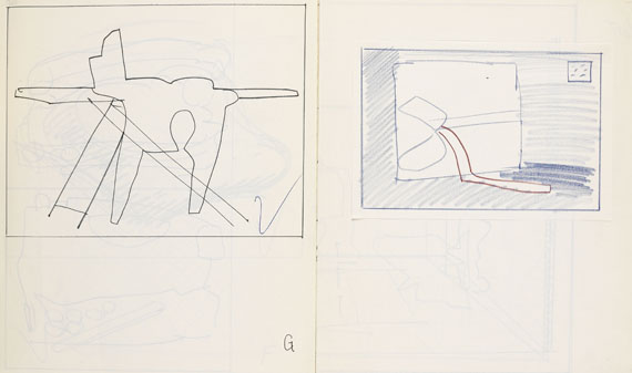 Claes Oldenburg - Skulpturer och teckningar - Orig.-Skizzen. 1966. - Weitere Abbildung