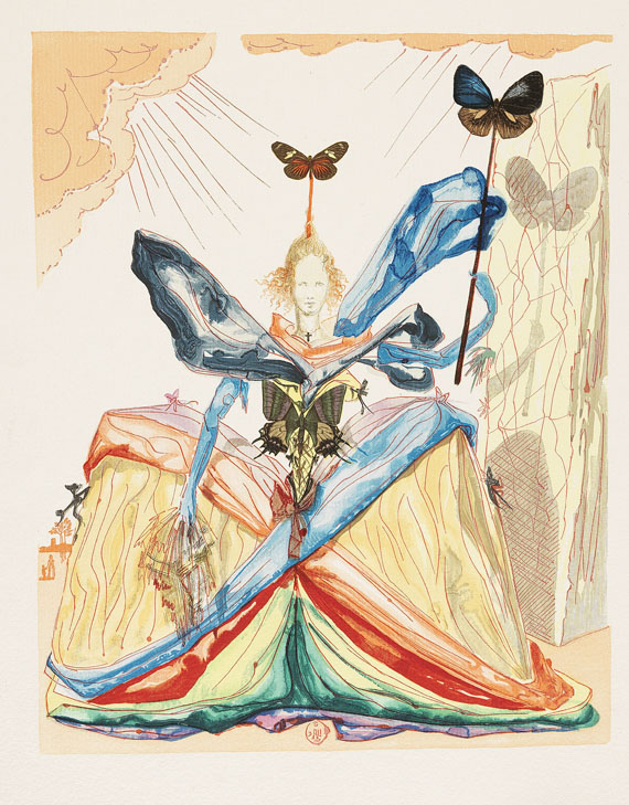 Salvador Dalí - P. de Alarcon: Le tricorne. 1958.