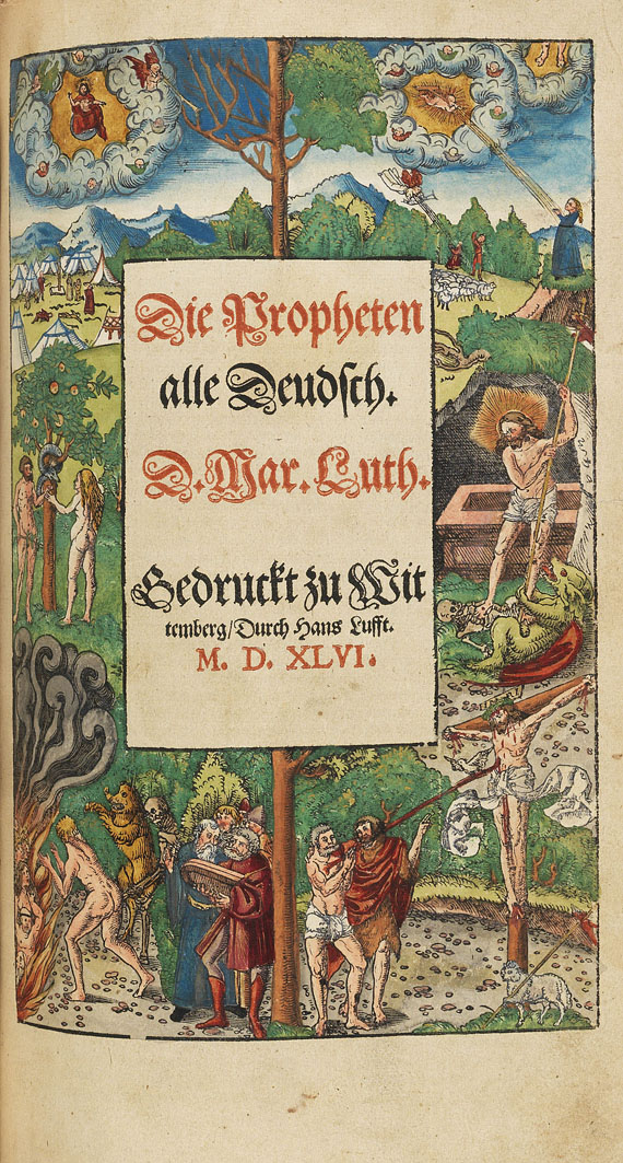 Martin Luther - Biblia germanica, altkoloriert. 1547. - Weitere Abbildung