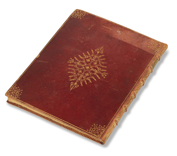 Bernardus Oricellarius (Rucellai) - De bello italico commentarius. 1724. - Einband