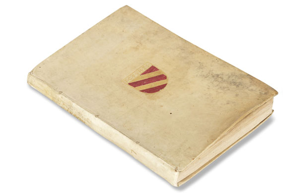 Magnus Aurelius Cassiodorus - Historia ecclesiastica tripartita. Um 1500. - Einband