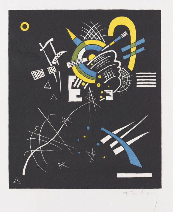 Wassily Kandinsky - Kleine Welten VII - Signatur