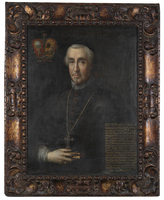 Spanien - Portrait des Don Juan Pinero y Osorio, Bischof von Calahorra (1643-1647)