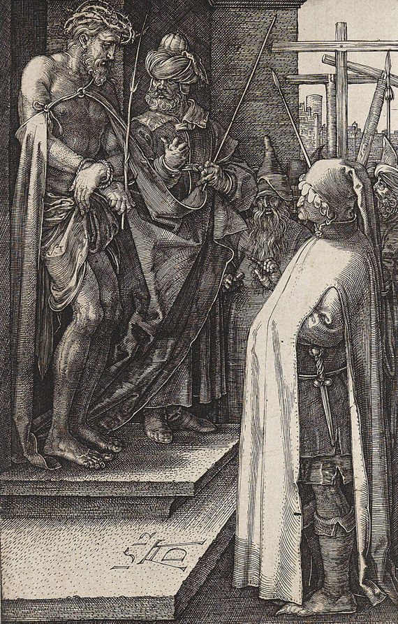 Albrecht Dürer - Ecce Homo. Blatt 8 aus der Kupferstich-Passion