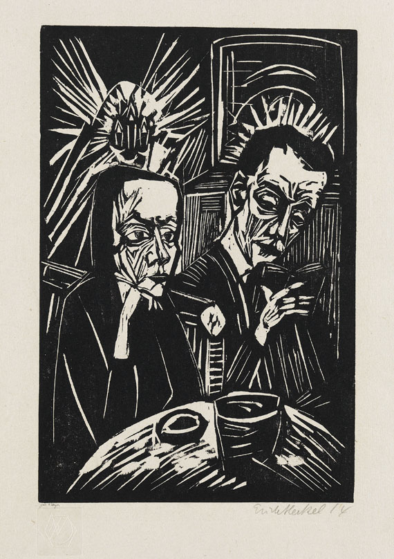 Erich Heckel - Beim Vorlesen