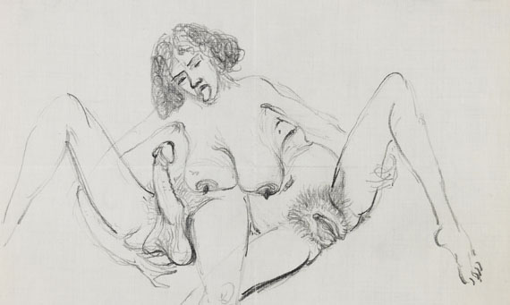 Otto Dix - Erotische Szene