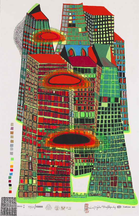 Friedensreich Hundertwasser - Good morning city (Bleeding town)