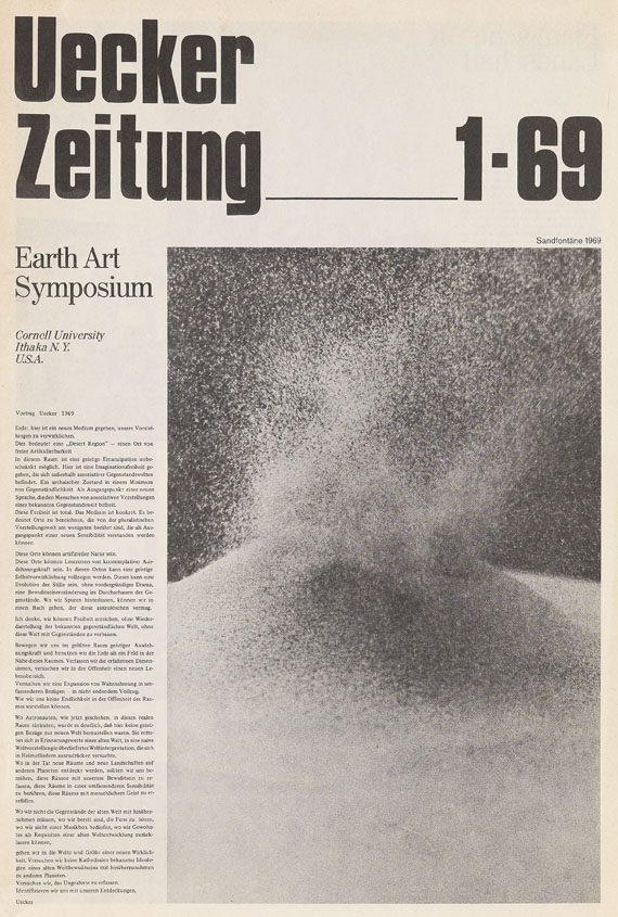 Günther Uecker - Uecker Zeitung, Nr. 1-4, 1969-73/74 - Weitere Abbildung