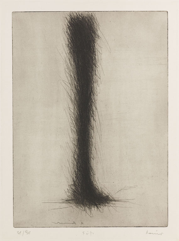 Arnulf Rainer - Damenbein