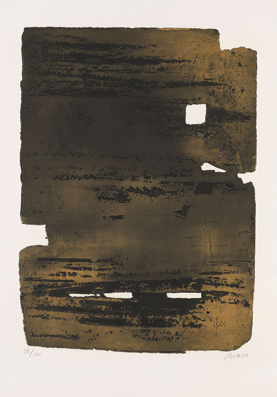 Pierre Soulages - Eau-forte VX