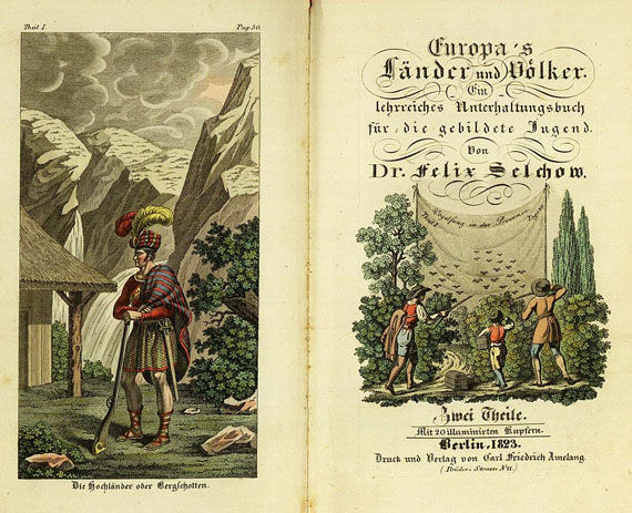 Felix Selchow - Europas Länder und Völker, 1822.
