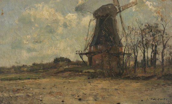 Rudolf Höckner - Mühle in Wedel