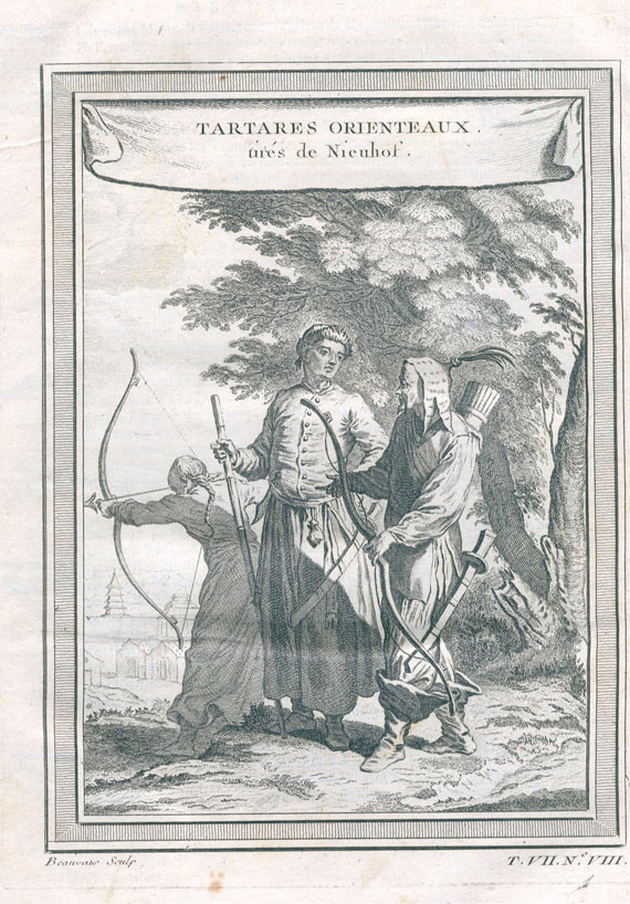 Antione Francois Prévost - d´Éxiles - Histoire ... des Voyages,  Bd. VII. 1749.