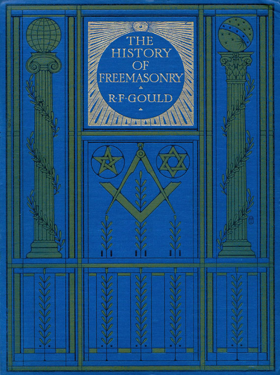  Freimaurer - Konvolut Englische Freimaurer- Literatur. 17 Tle. um 1850-1900.